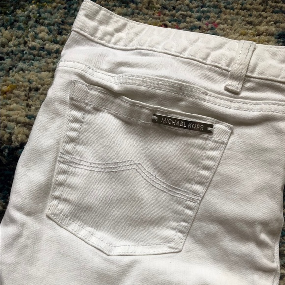 Michael Kors White Denim Jeans - Picture 2 of 5
